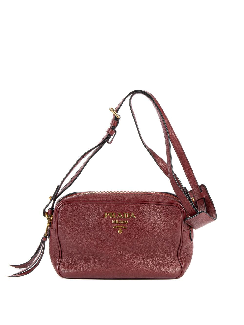 Prada Double Zip Camera Bag Vitello #376731P12B